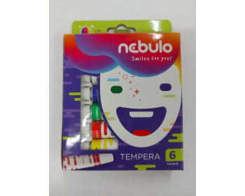 Tempera festék Nebuló 6dbx12ml NTF-6-12 