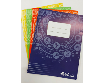 Füzet tűzött A/4 32lap Victoria Circle 