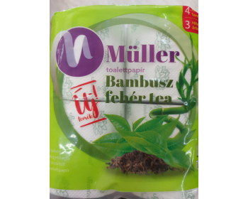 Eü.papír Müller Bambusz és Fehértea 4rét/8tek  